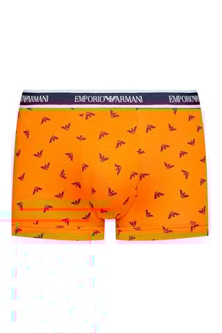 3 boxers Orange et bleu