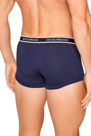 3 boxers Orange et bleu