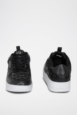 Sneakers en cuir Bronx Monogram Noir