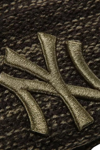 Bonnet à pompon New York Yankees - Marron