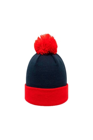 Bonnet Pop Team Knit Neepat - Bleu marine et rouge