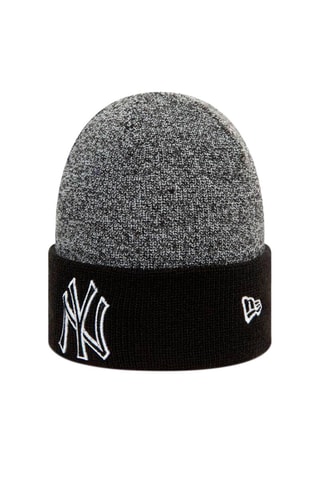 Bonnet New York Yankees - Gris chiné et noir