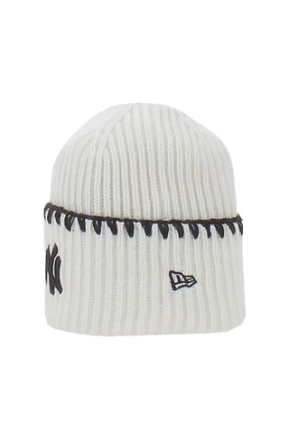 Bonnet New York Yankees - Blanc et noir