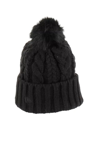 Bonnet à pompon - Noir