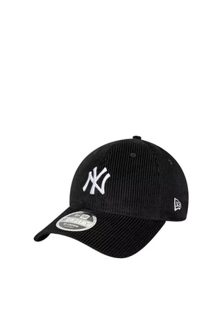 Casquette en velours - Noir et blanc