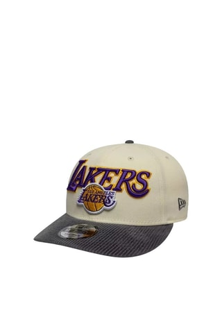 Casquette - Beige et violet