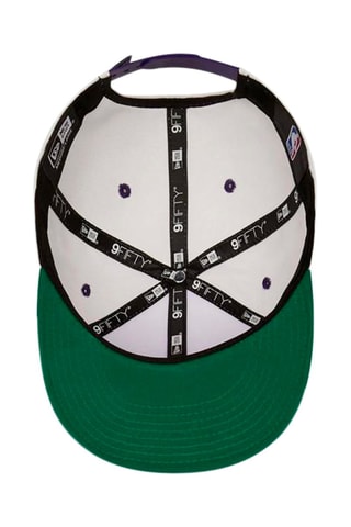Casquette White Crown 9 Fifty Los Angeles Lakers - Blanc et violet