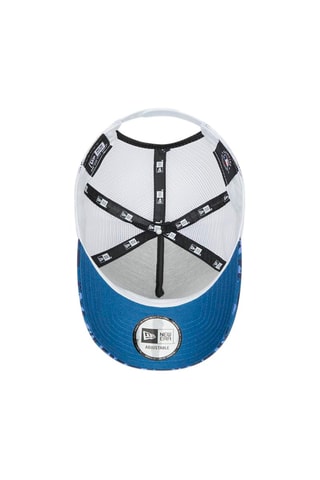 Casquette Trucker New York Yankees Leopard Print A-Frame - Bleu et noir