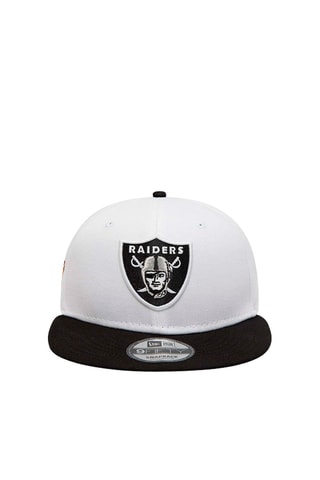 Casquette White Crown Patches 9 Fifty Lasrai - Blanc et noir