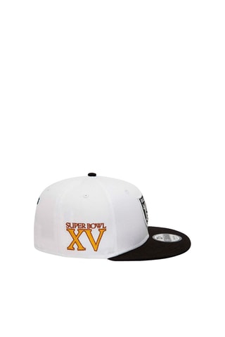 Casquette White Crown Patches 9 Fifty Lasrai - Blanc et noir