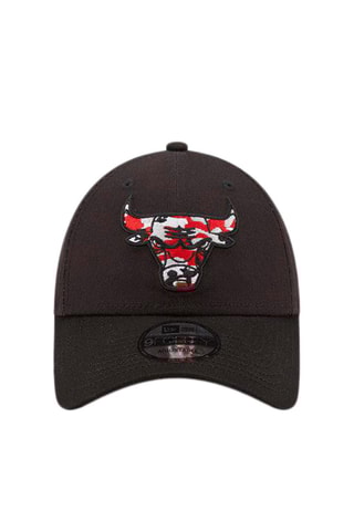 Casquette 9Forty Chicago Bulls Wild Camo Black - Noir et rouge