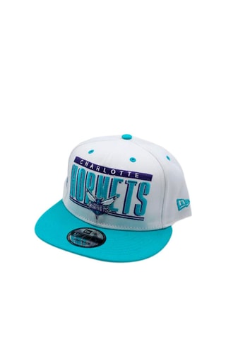 Casquette Retro Little 9Fifty Charlotte Hornets - Blanc et turquoise