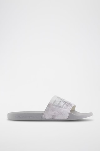 Claquettes - Gris et blanc