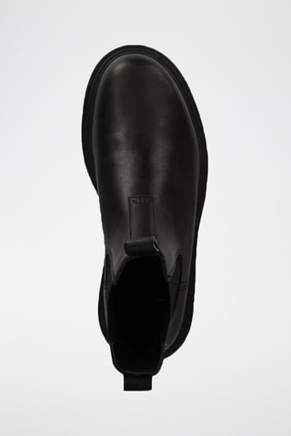 Bottines en cuir - Noir