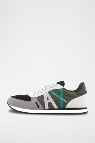 Sneakers - Gris et vert