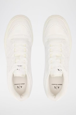 Baskets en cuir - Ecru