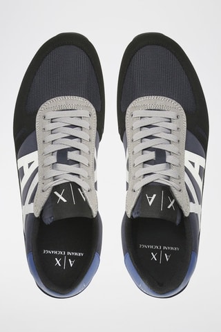 Sneakers - Bleu marine et noir