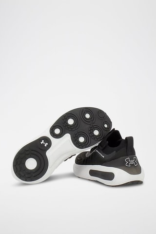 Baskets en cuir Under Armour Phantom 4 - Noir et blanc