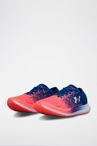 Sneakers UA W Threadborne Bleu pétrole et corail