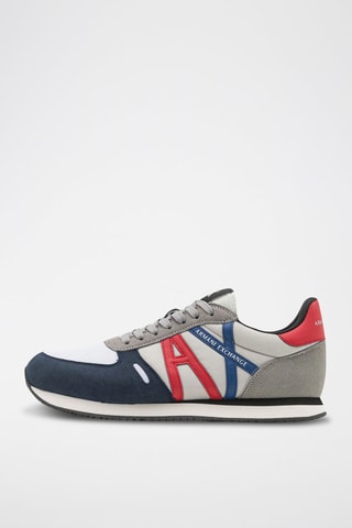 Sneakers - Bleu marine et gris