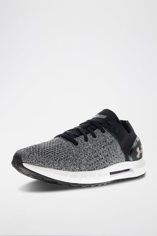 Sneakers UA Hovr Sonic NC - Gris chiné et noir