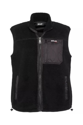 Veste polaire sans manches - Noir