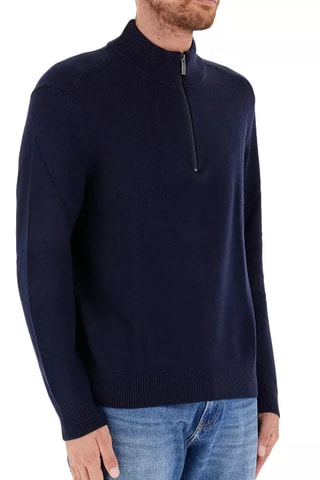 Pull en laine - Bleu marine