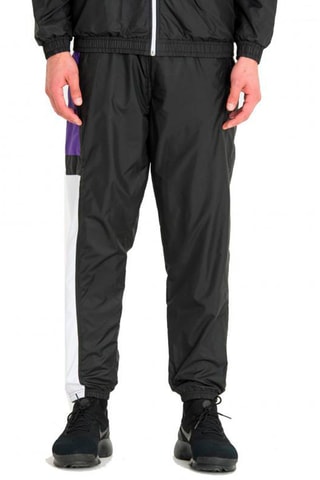 Pantalon de survêtement Colour Block Track - Noir et violet