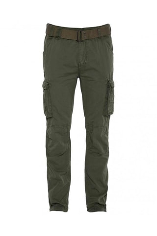 Pantalon cargo Army Ceinture - Vert olive