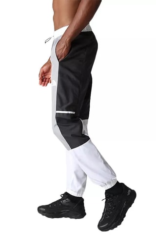 Pantalon de survêtement MA - Gris et blanc