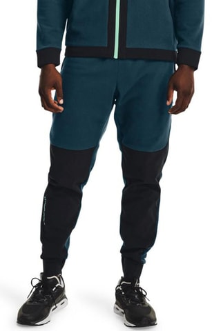 Jogging polaire Rush Fleece - Bleu pétrole et noir