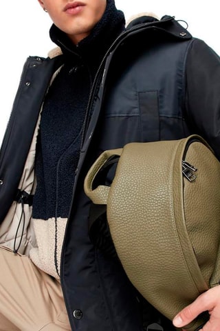 Manteau long à capuche - Bleu marine