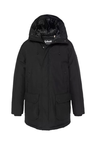 Parka à capuche Elder - Noir
