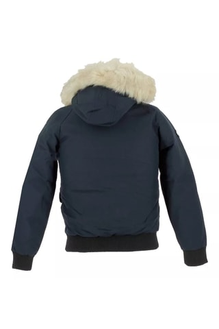 Parka court à capuche - Bleu marine