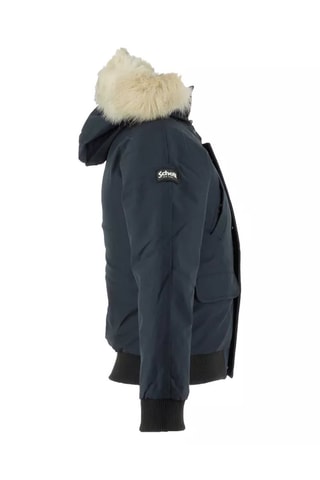 Parka court à capuche - Bleu marine