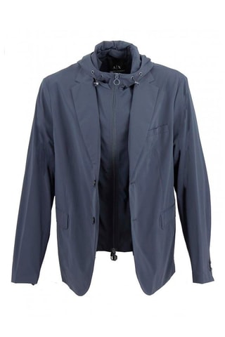 Veste à capuche - Bleu