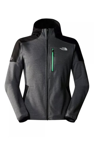 Veste à capuche Ma Lab - Gris clair chiné