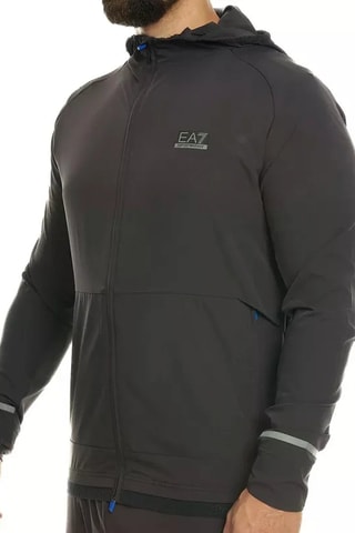 Veste de survêtement à capuche - Noir