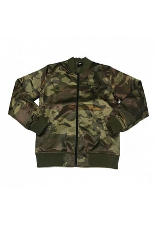 Bomber Bng Sateen Chicago Bulls - Vert et marron