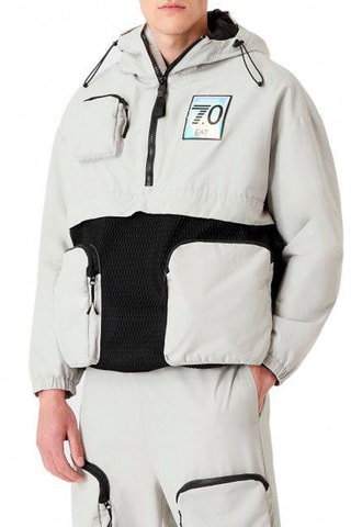 Blouson - Beige et noir