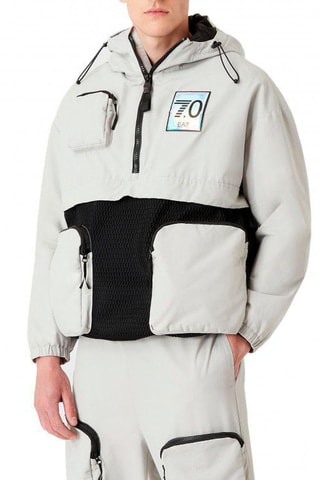 Blouson - Beige et noir