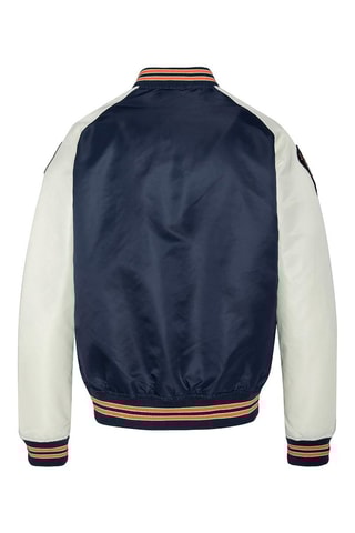 Blouson Varsity Princeton 2 - Bleu marine et blanc