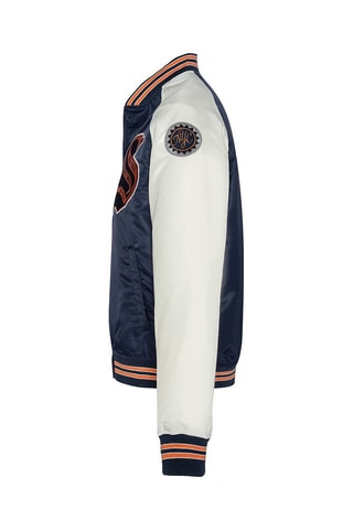 Blouson Varsity Princeton 2 - Bleu marine et blanc