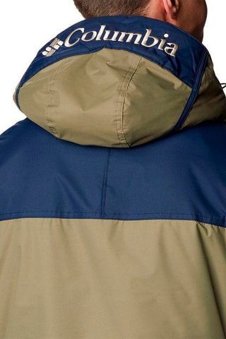 Parka à capuche Challenger - Kaki et bleu marine