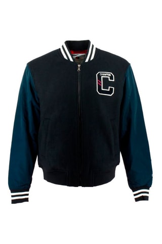 Bomber - Noir et bleu pétrole