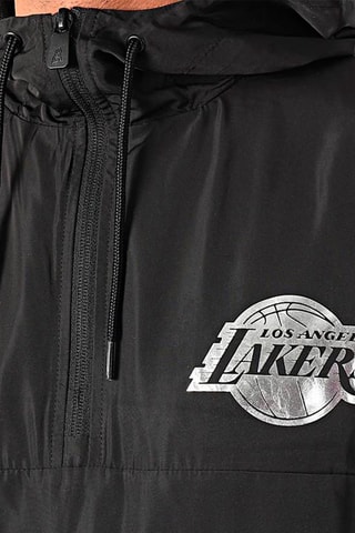 Coupe-vent à capuche Los Angeles Lakers - Noir