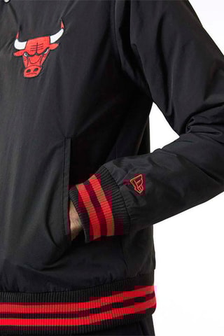 Bomber Team Logo Chicago Bulls - Noir