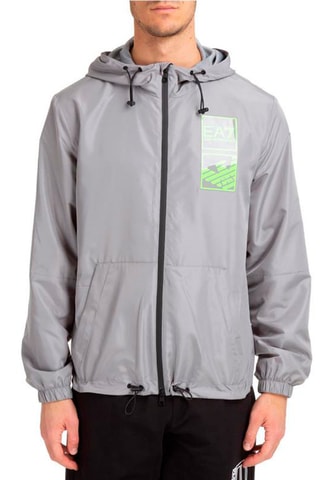 Coupe-vent à capuche - Gris