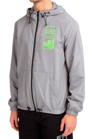 Coupe-vent à capuche - Gris