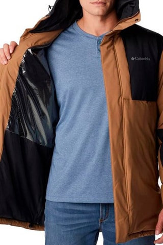 Parka à capuche Down - Marron et noir